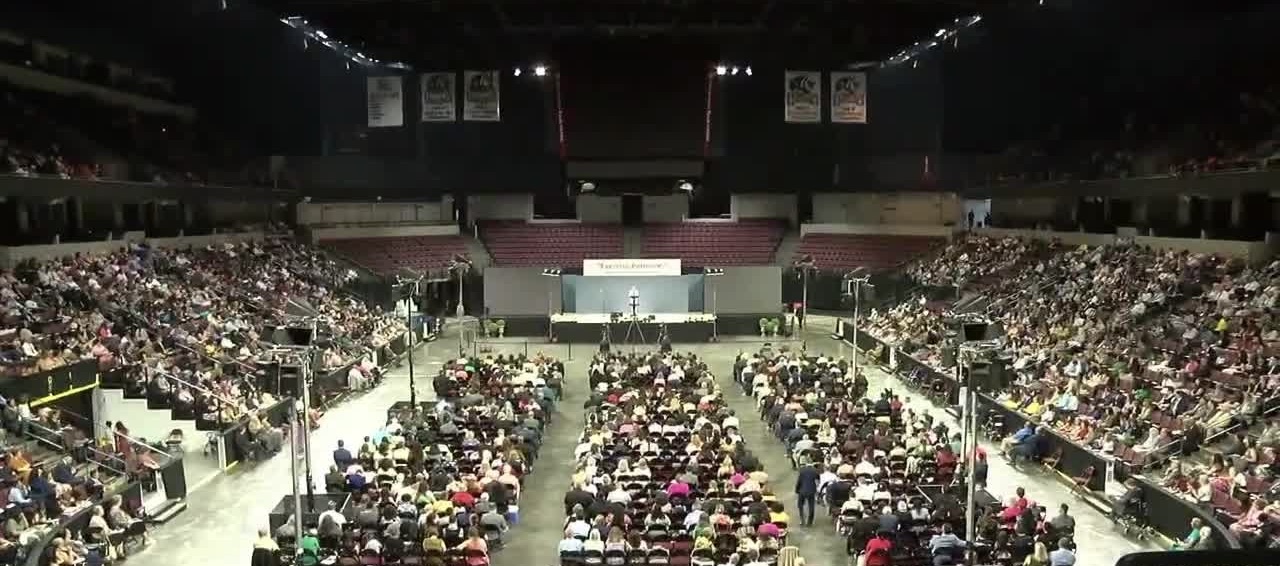 Jehovah's Witness convention at Mechanics Bank Arena