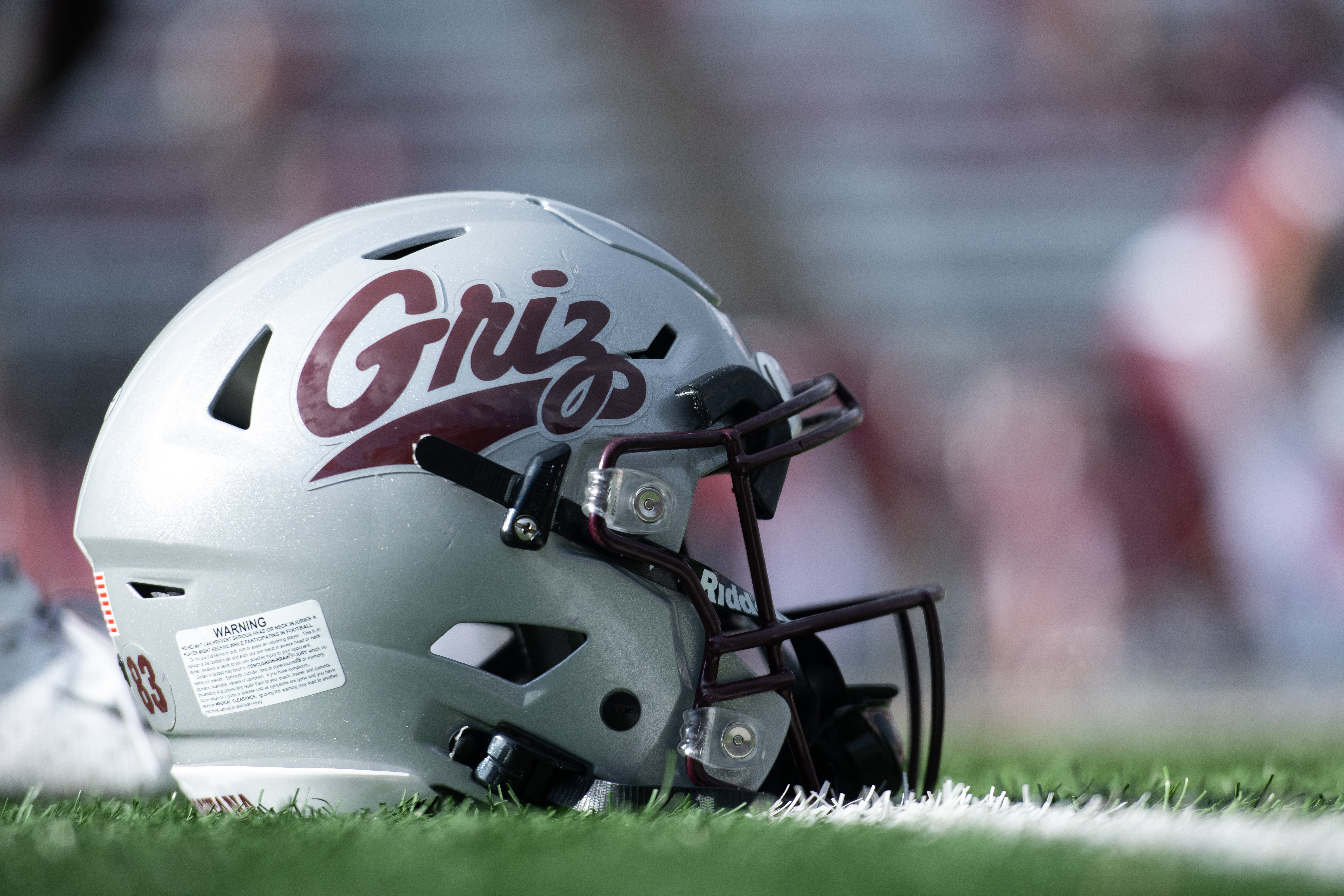 Montana Grizzlies football helmet