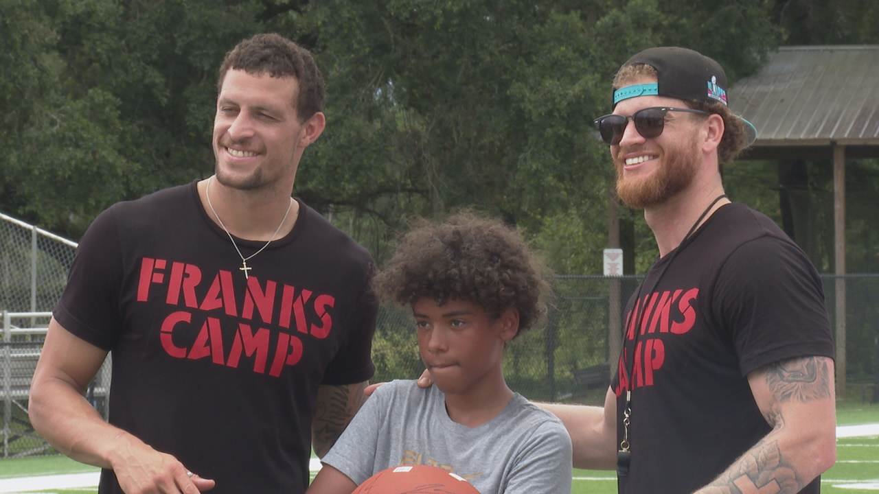 Jordan & Feleipe Franks bring football camp to Crawfordville