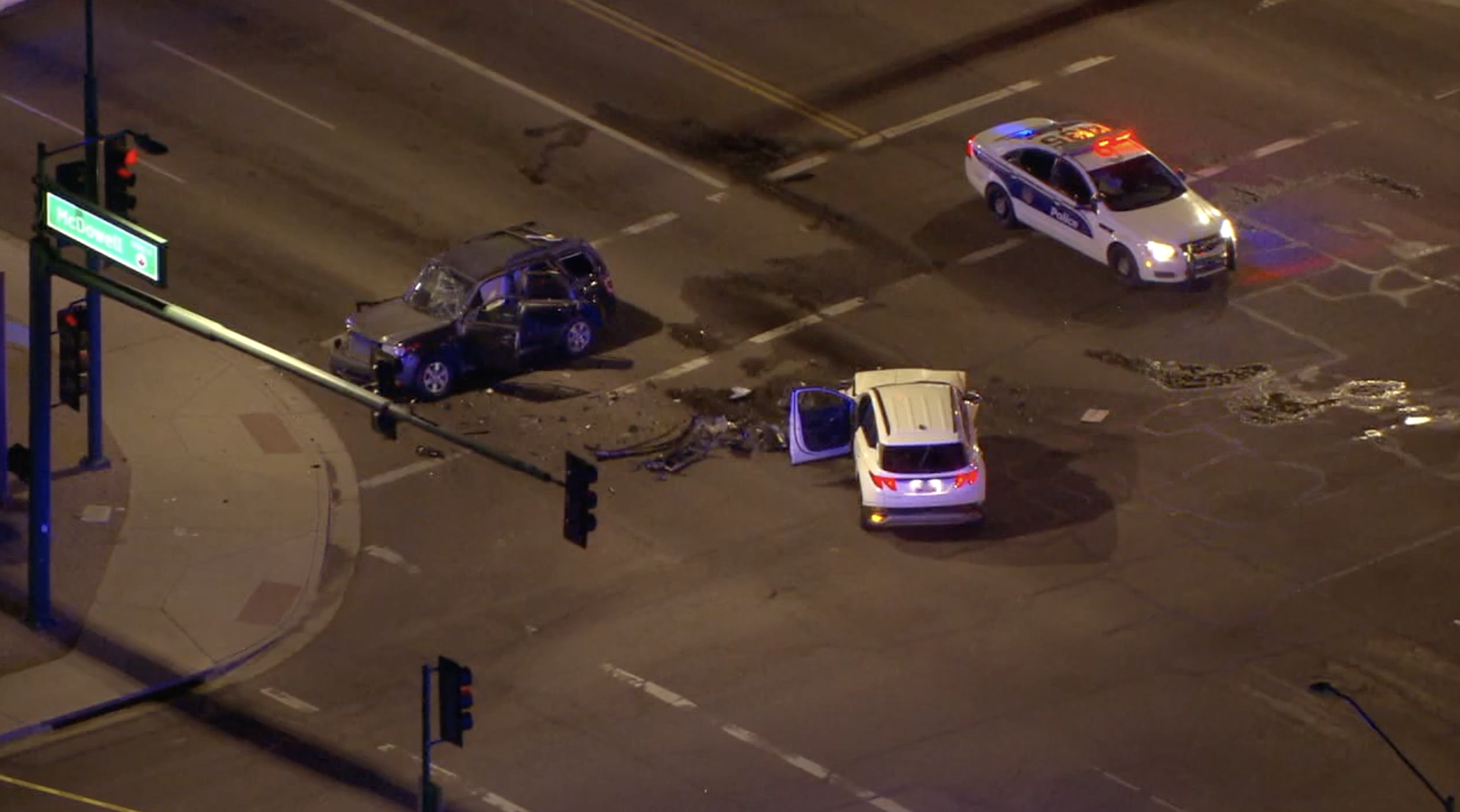 7th St / McDowell Rd crash 10-8-25