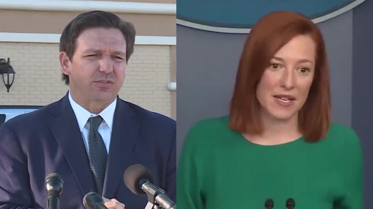 Florida Gov. Ron DeSantis says White House Press Secretary Jen Psaki was 'disingenuous' in her comments about the COVID-19 vaccine in the Sunshine State