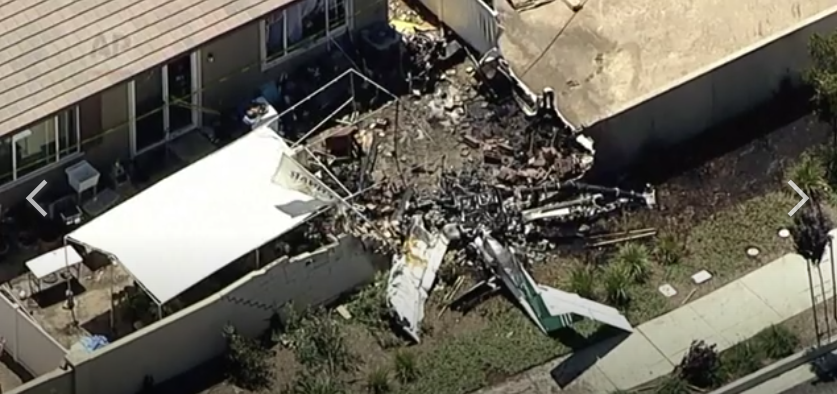 Small plane crashes in backyard of Riverside County home