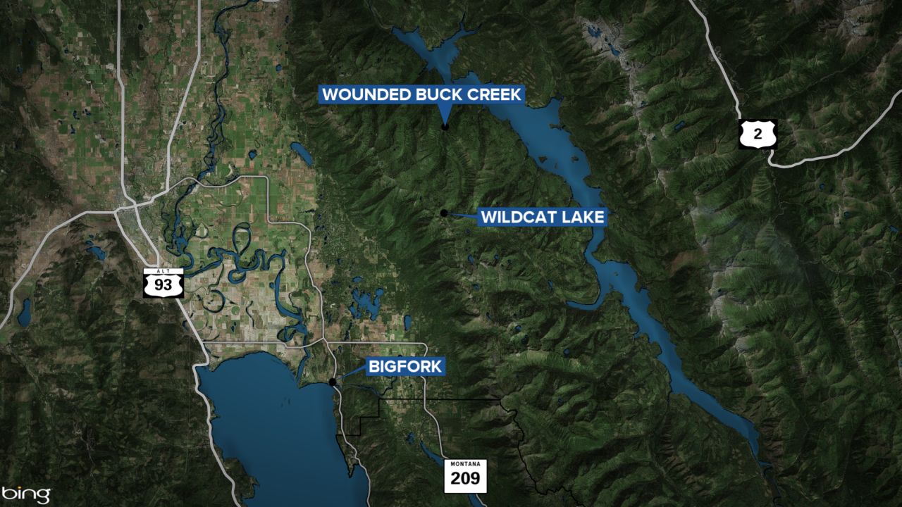 Wounded Buck Creek, north of Wildcat Lake