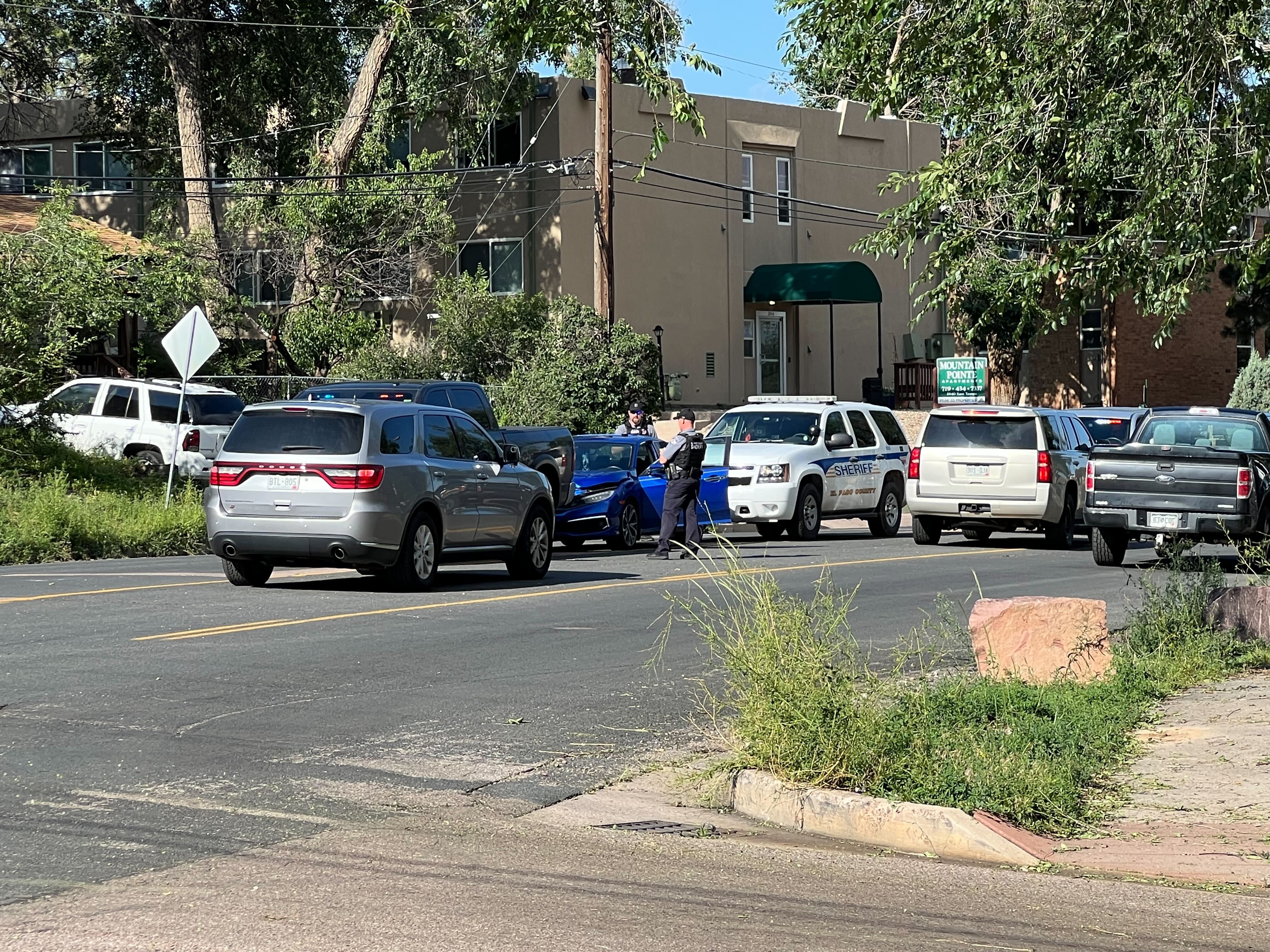 Law enforcement presence near Bennet Ave. & E. Yampa St.