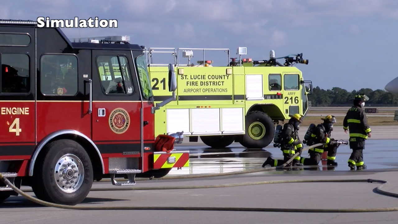 Drill at Treasure Coast International Airport on May 25, 2021