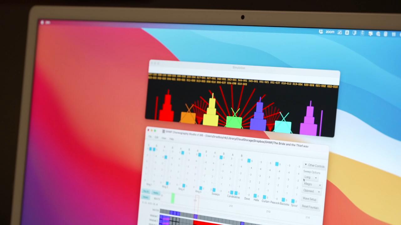 Programming software for the Grand Haven Musical Fountain 