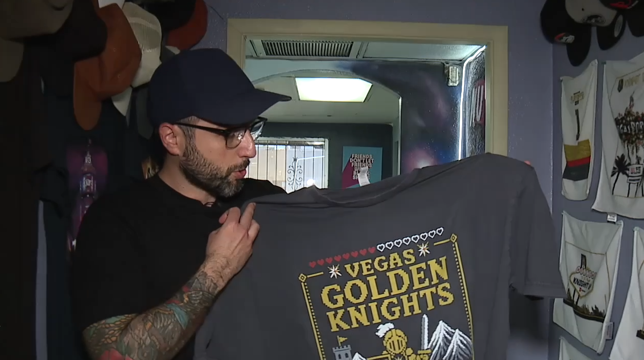 VGK merch: Local shop turns 'most hated' title into fan-favorite tees