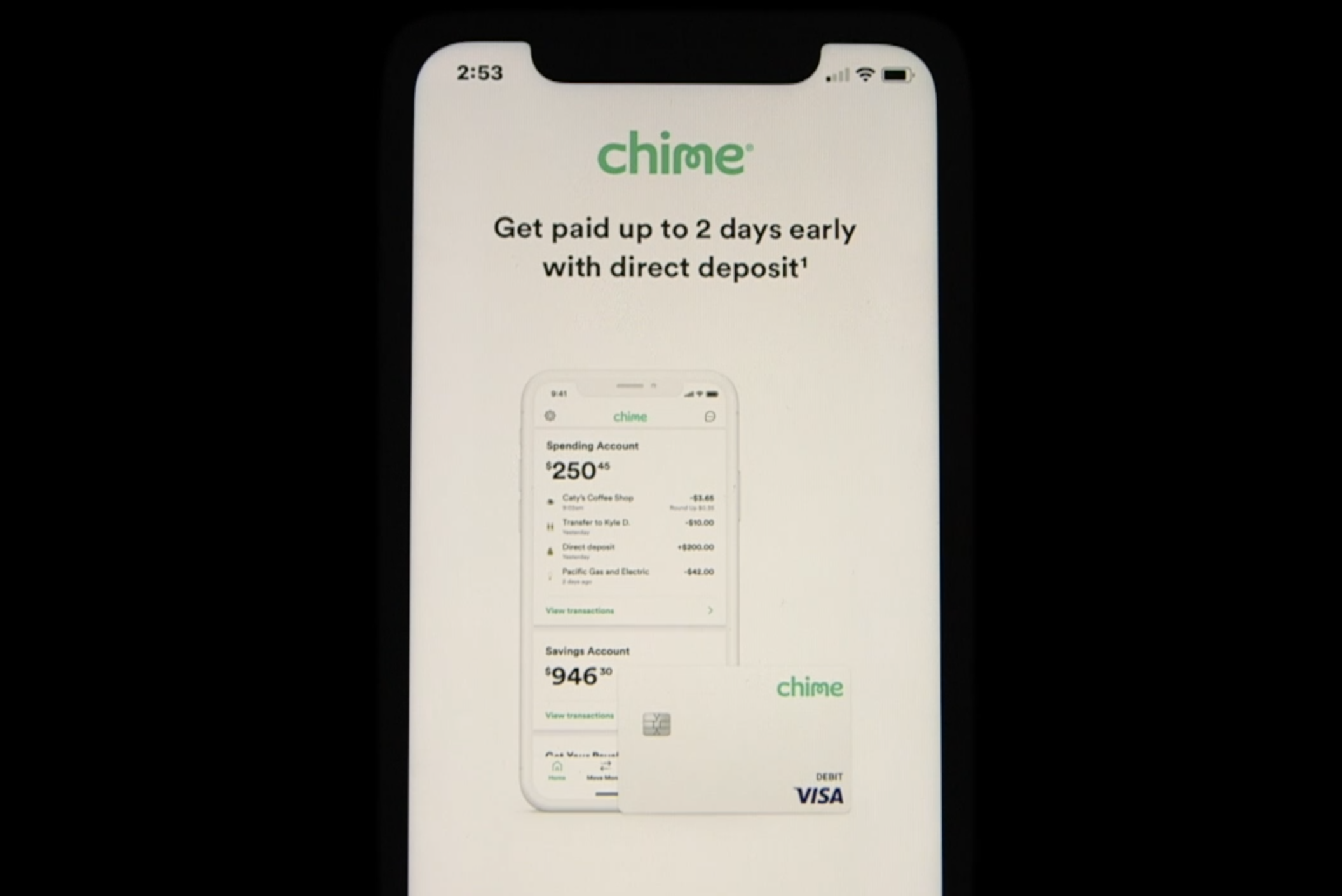 Chime banking app