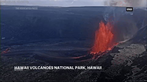 Hawaii volcano GIF
