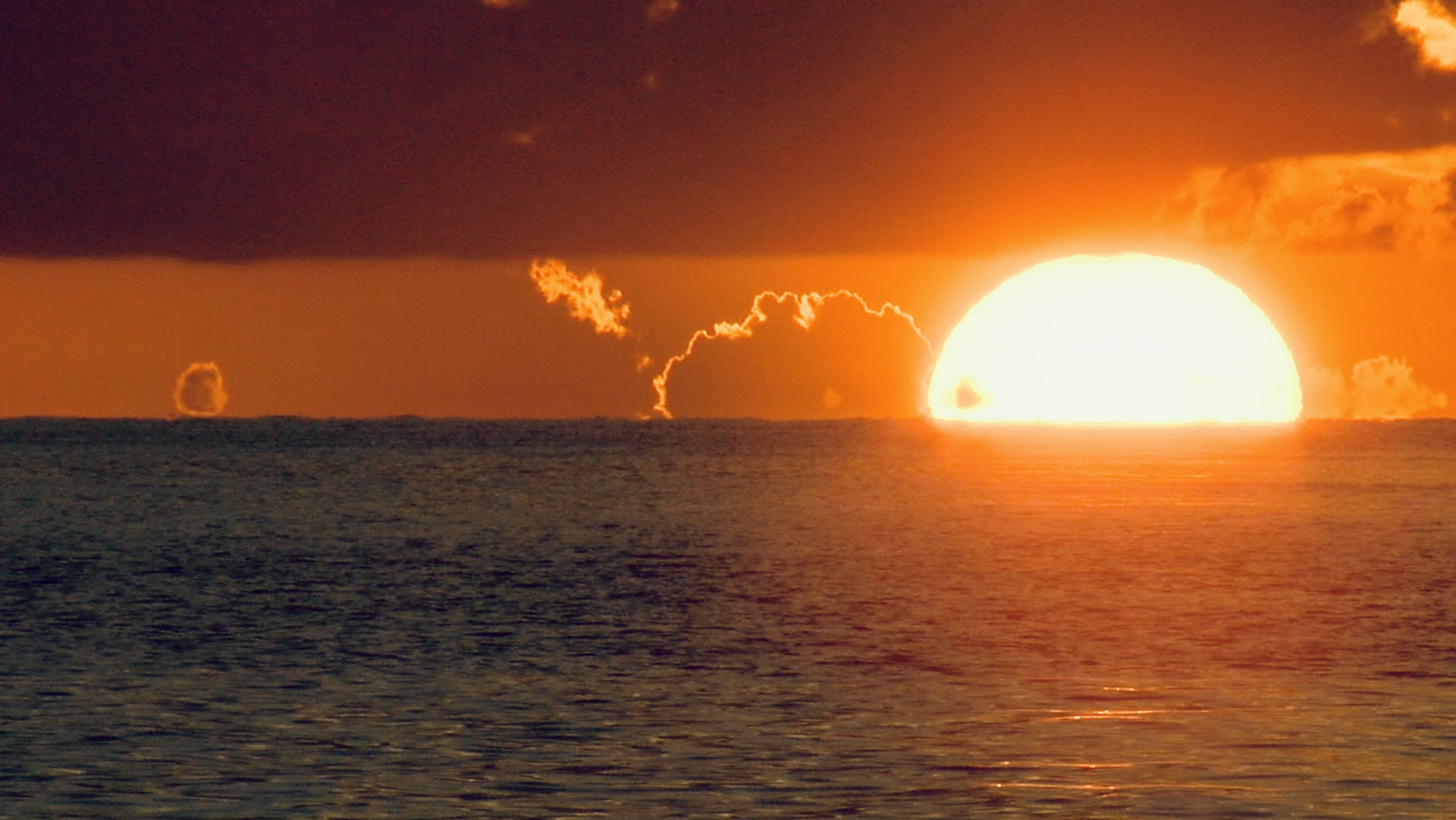 Sunset on Lido Key, Florida.