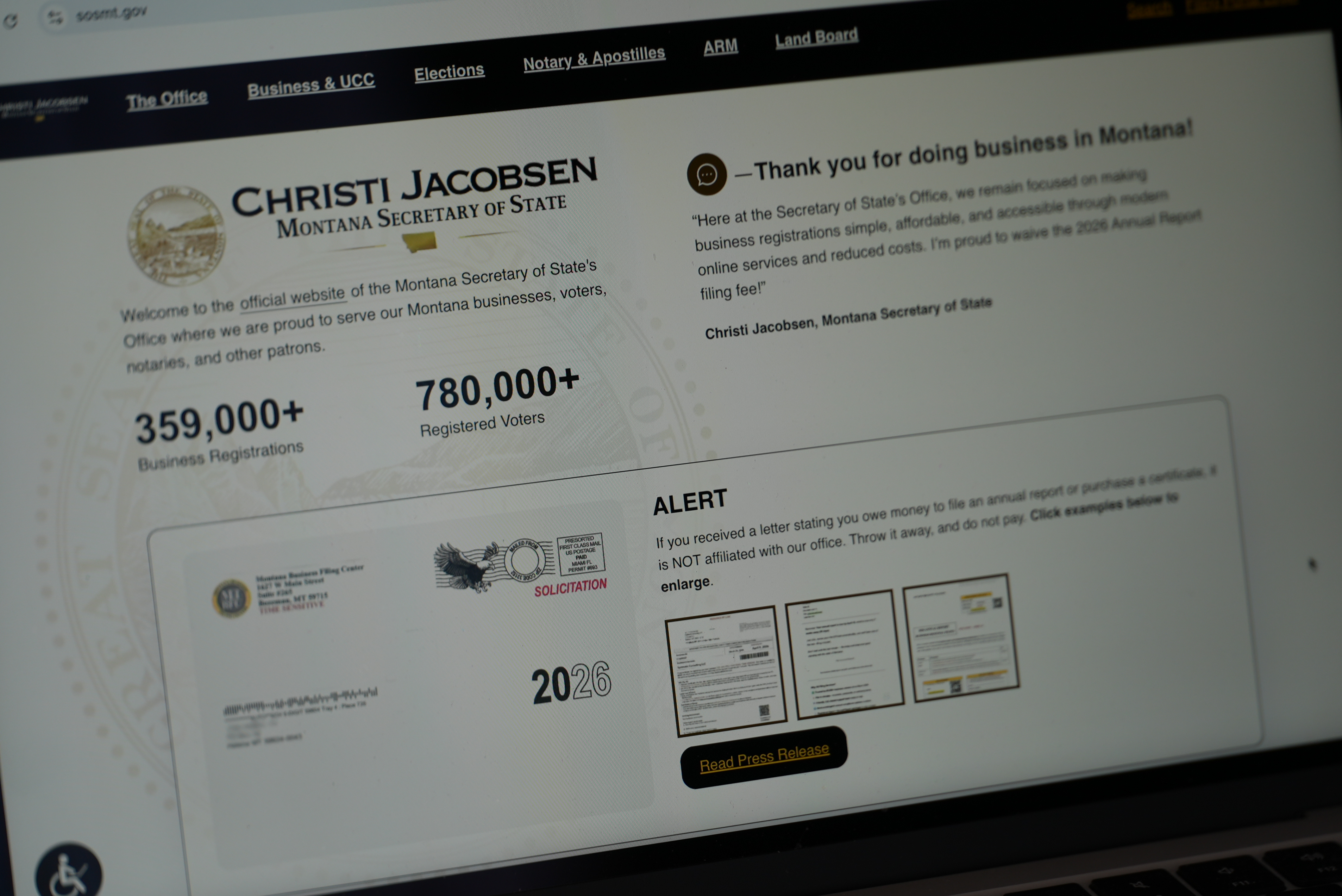 Jacobsen Mailer Release