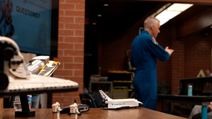 A former NASA astronaut is inspiring Widefield High School students 