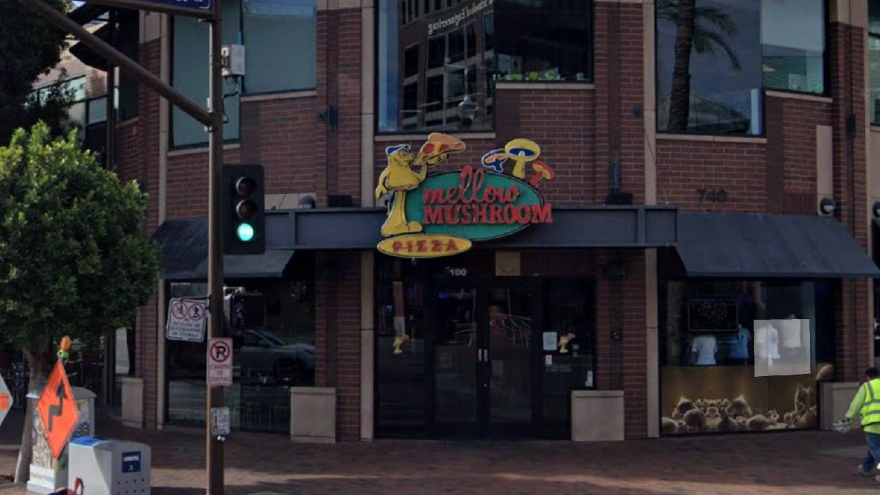 Mellow Mushroom on Mill Avenue near the ASU Tempe campus. 
