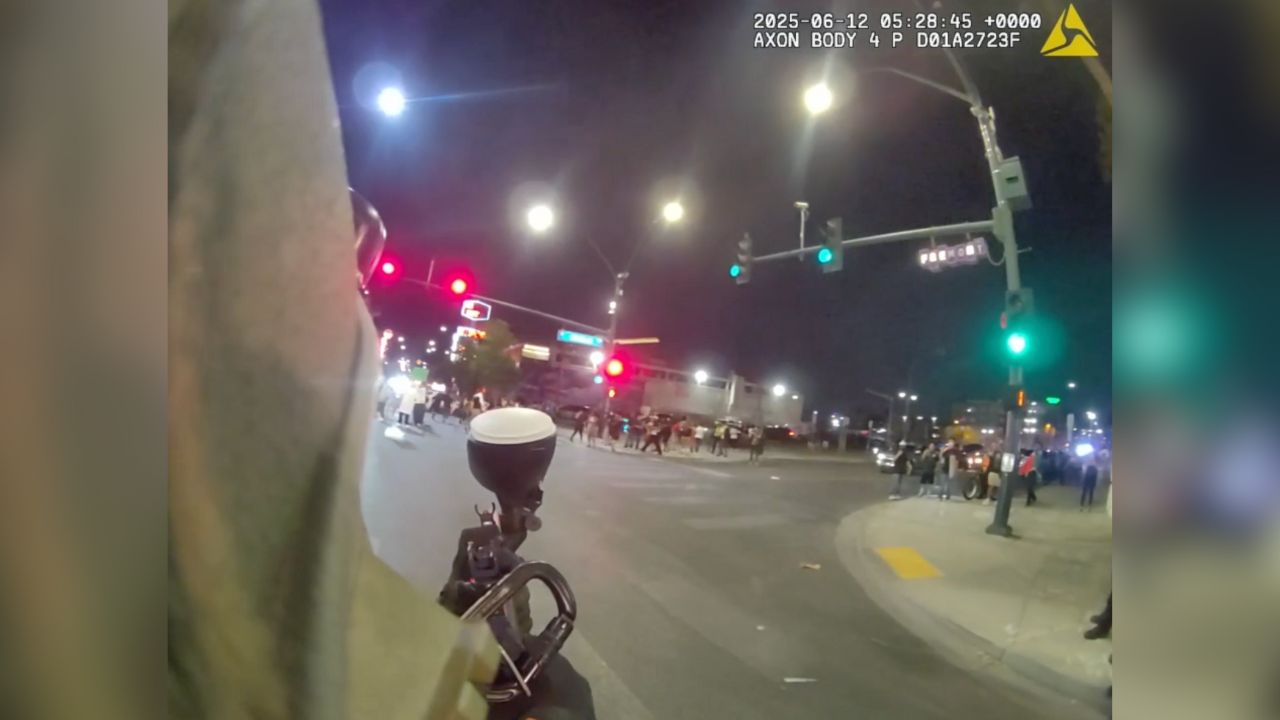 Anti-ICE protests body cam