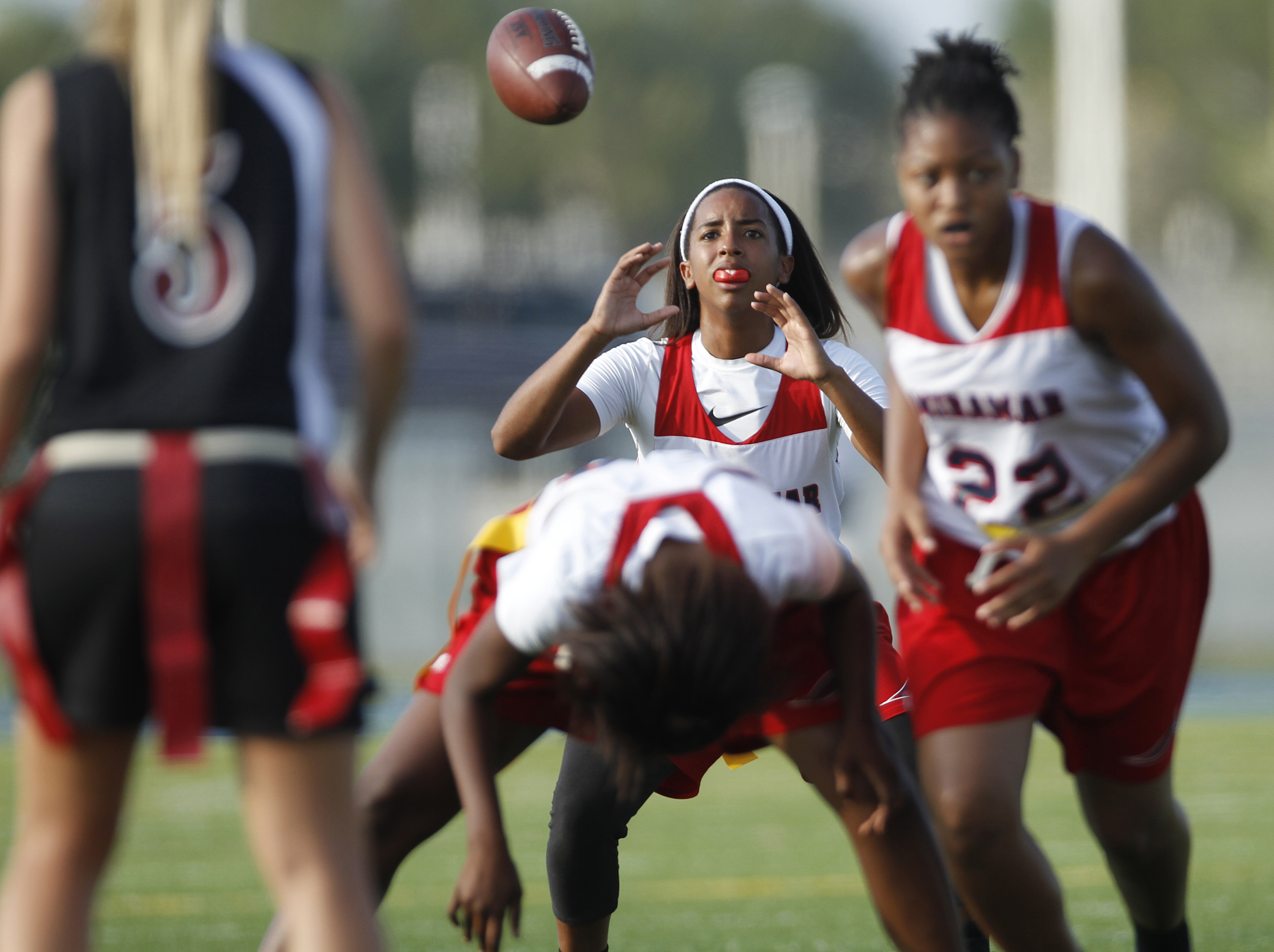 Girls flag football