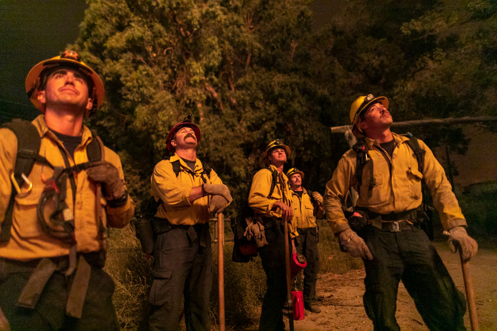 "Extreme" Santa Ana Winds Spark New Wildfires In Southern California