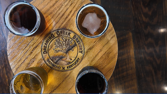 A tatse of Dreaming Creek Brewery in Richmond