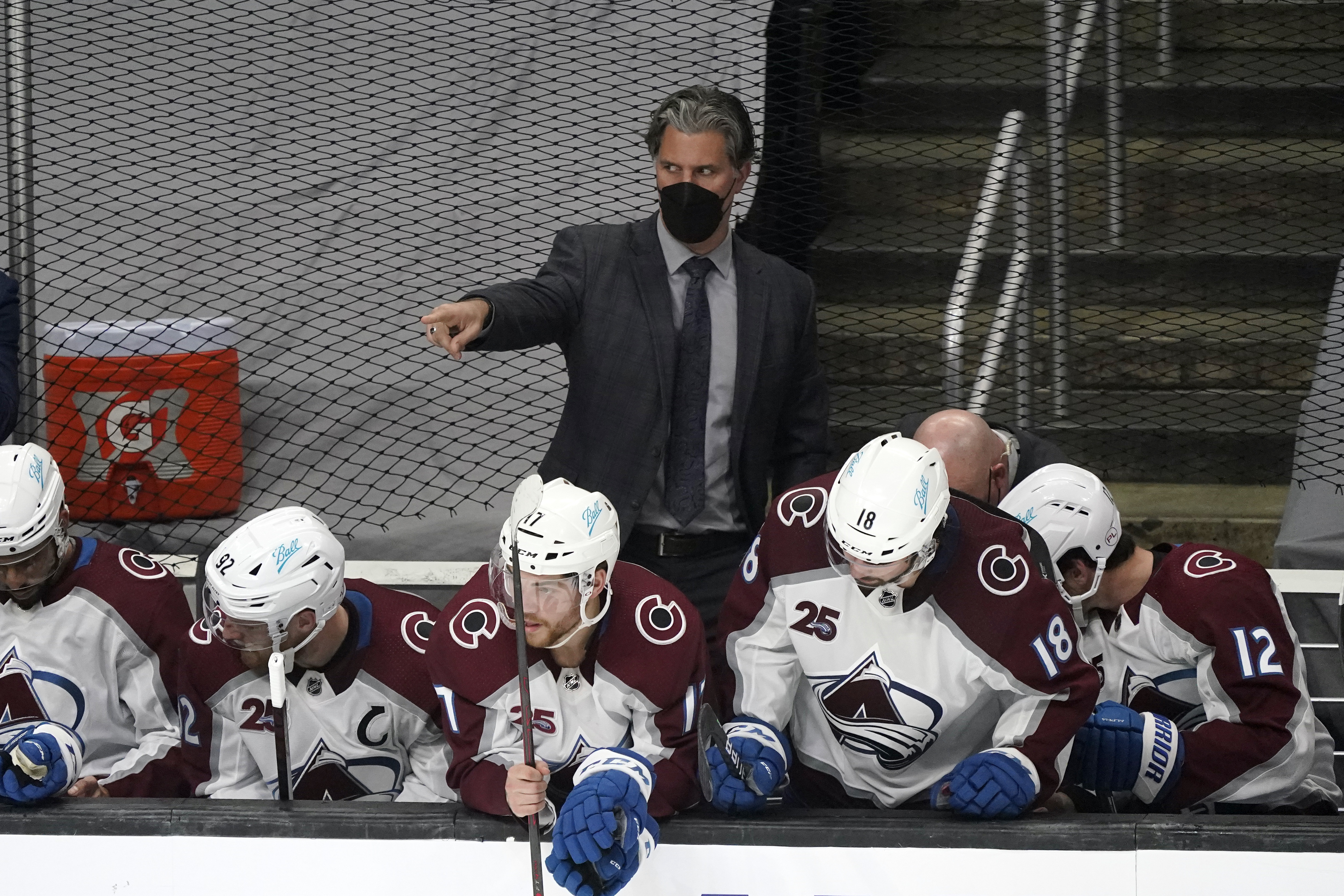 Avs head coach Bednar sidelined after positive COVID-19 test