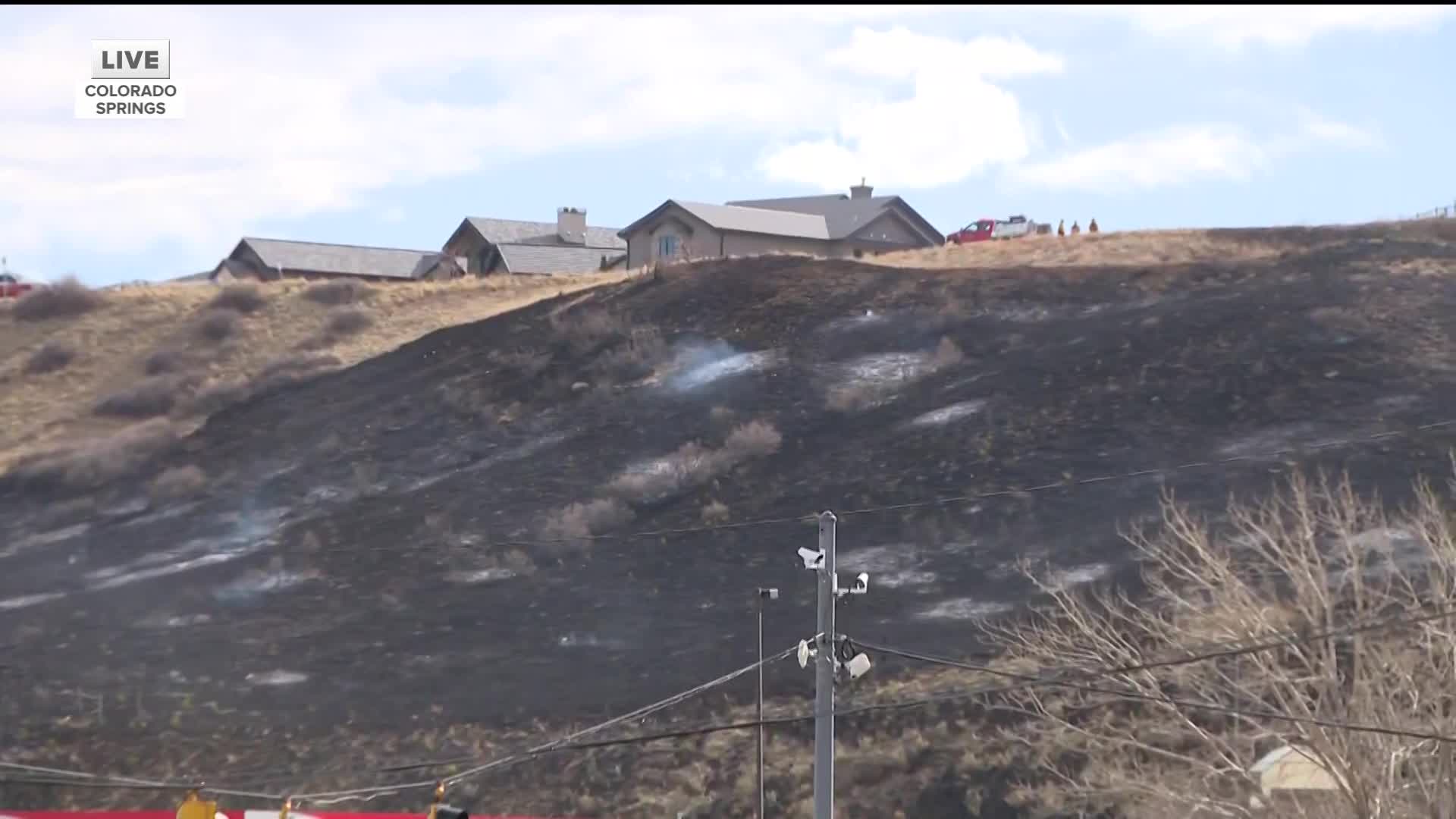Fire Near Garden of the Gods 