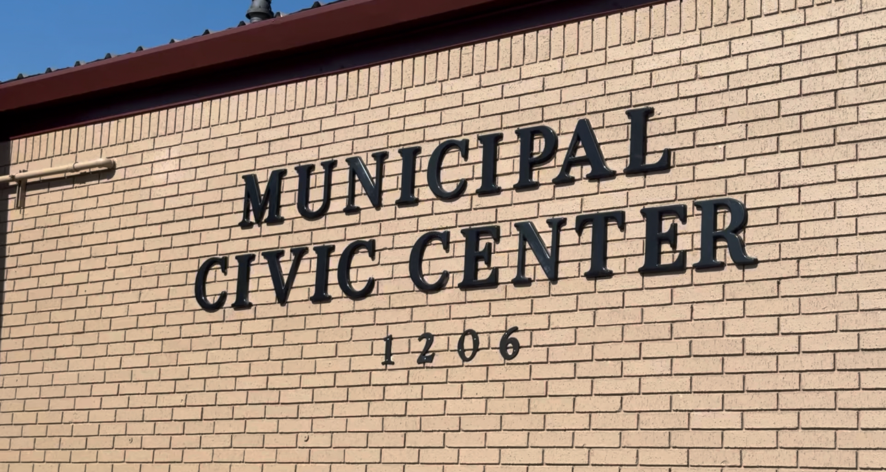 Sign outside of the Copperas Cove Municipal Civic Center