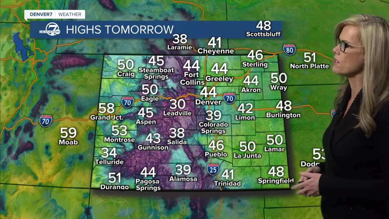 Highs on Saturday