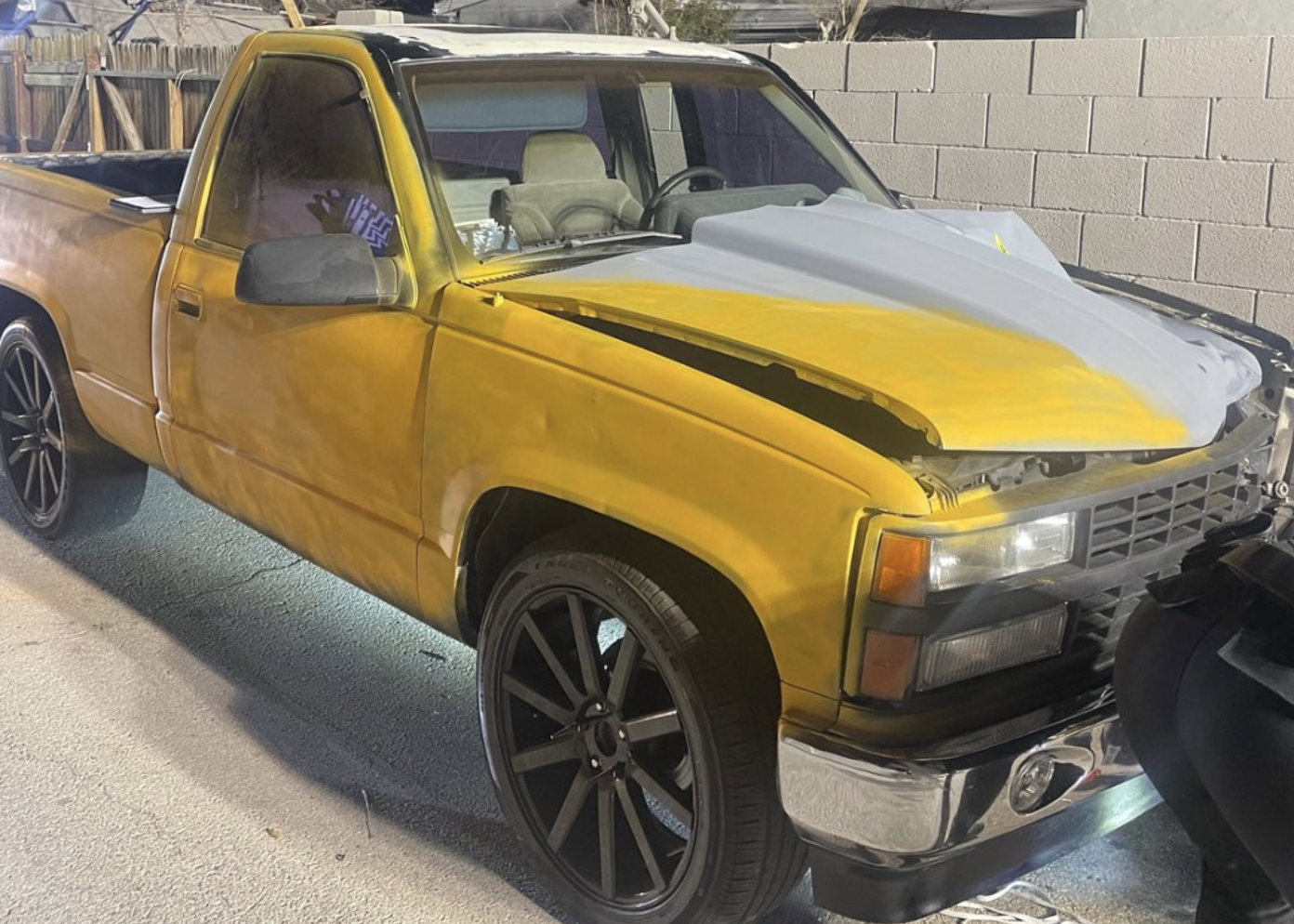 Truck sought in hit-and-run