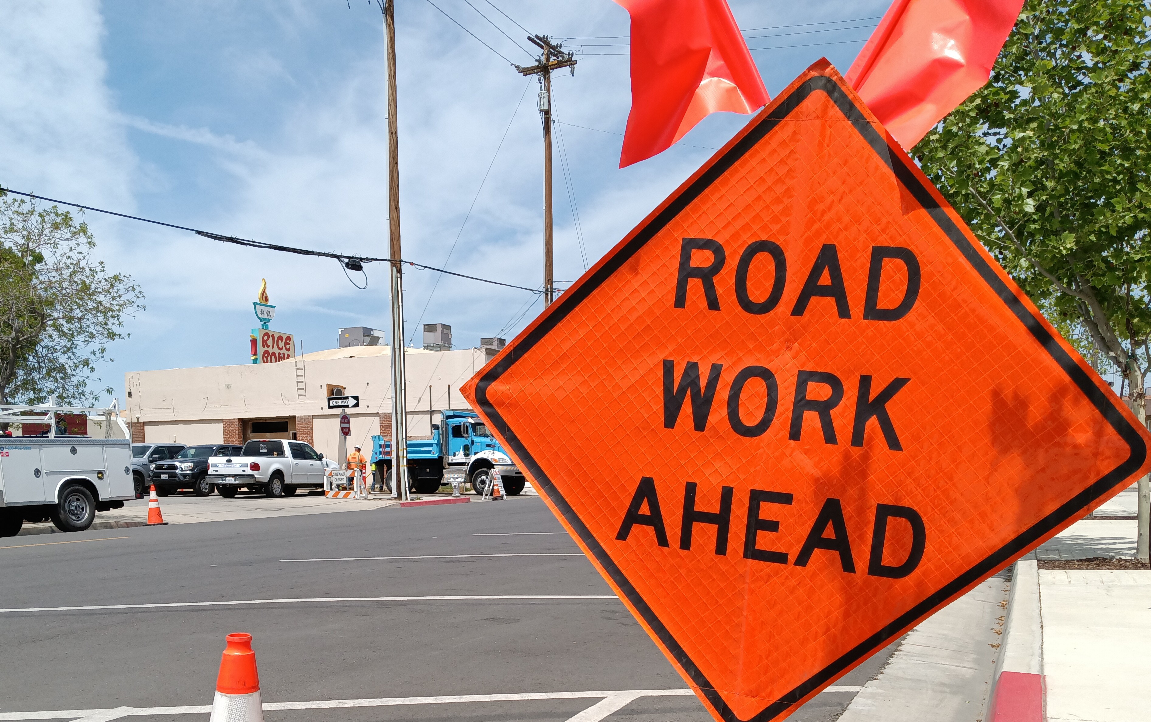 bakersfield traffic road work (file)