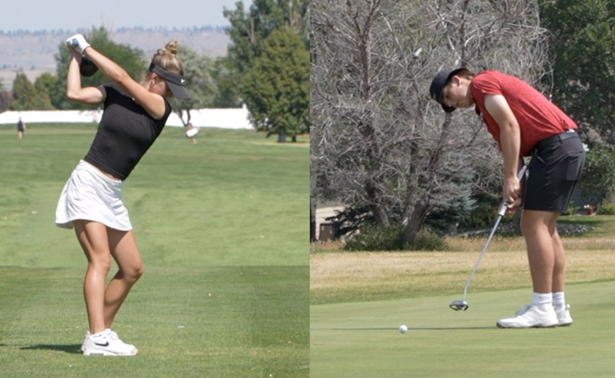 Payton Tryan, Royce Taylor golf