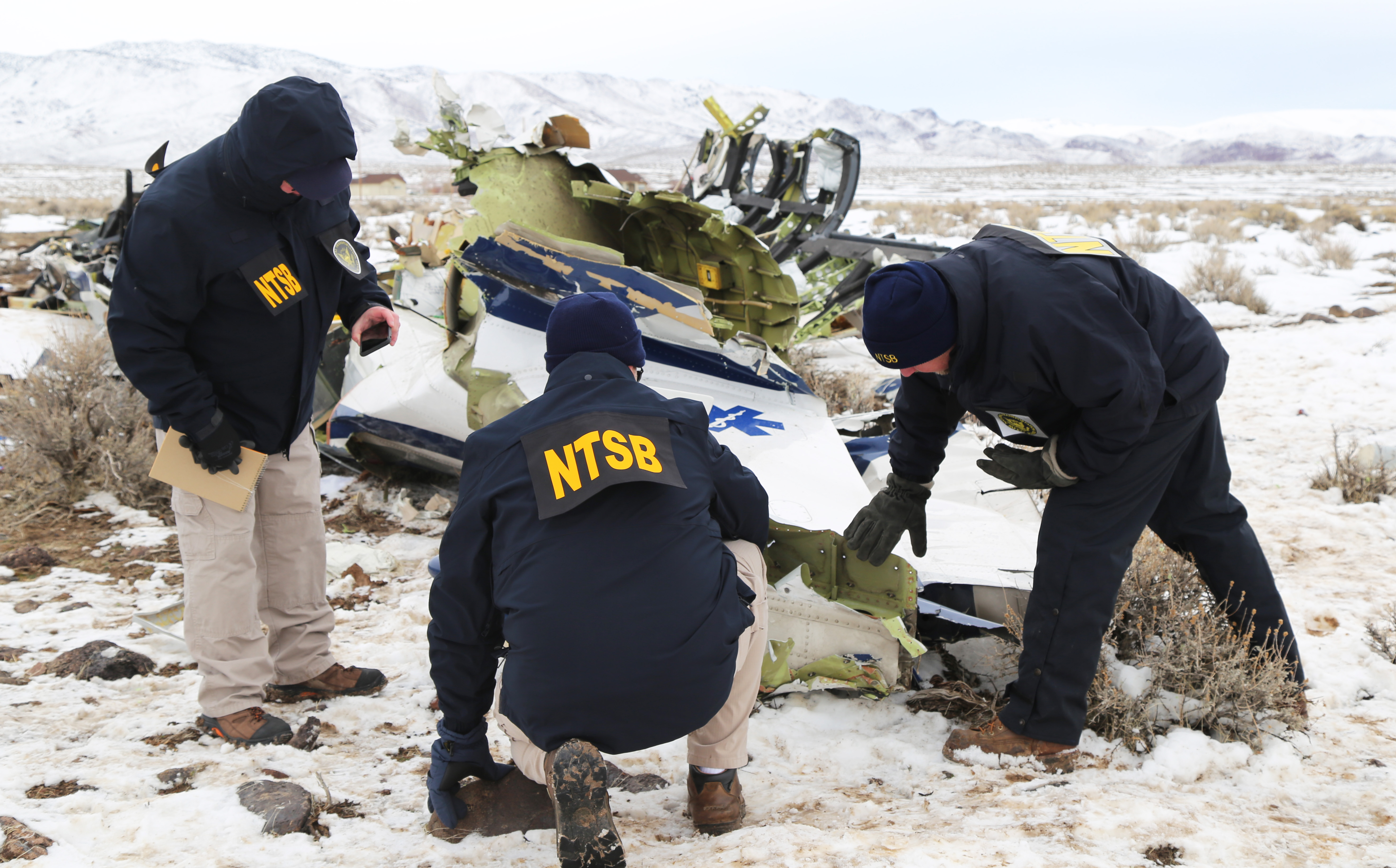 Care Flight crash near Stagecoach, Nevada 