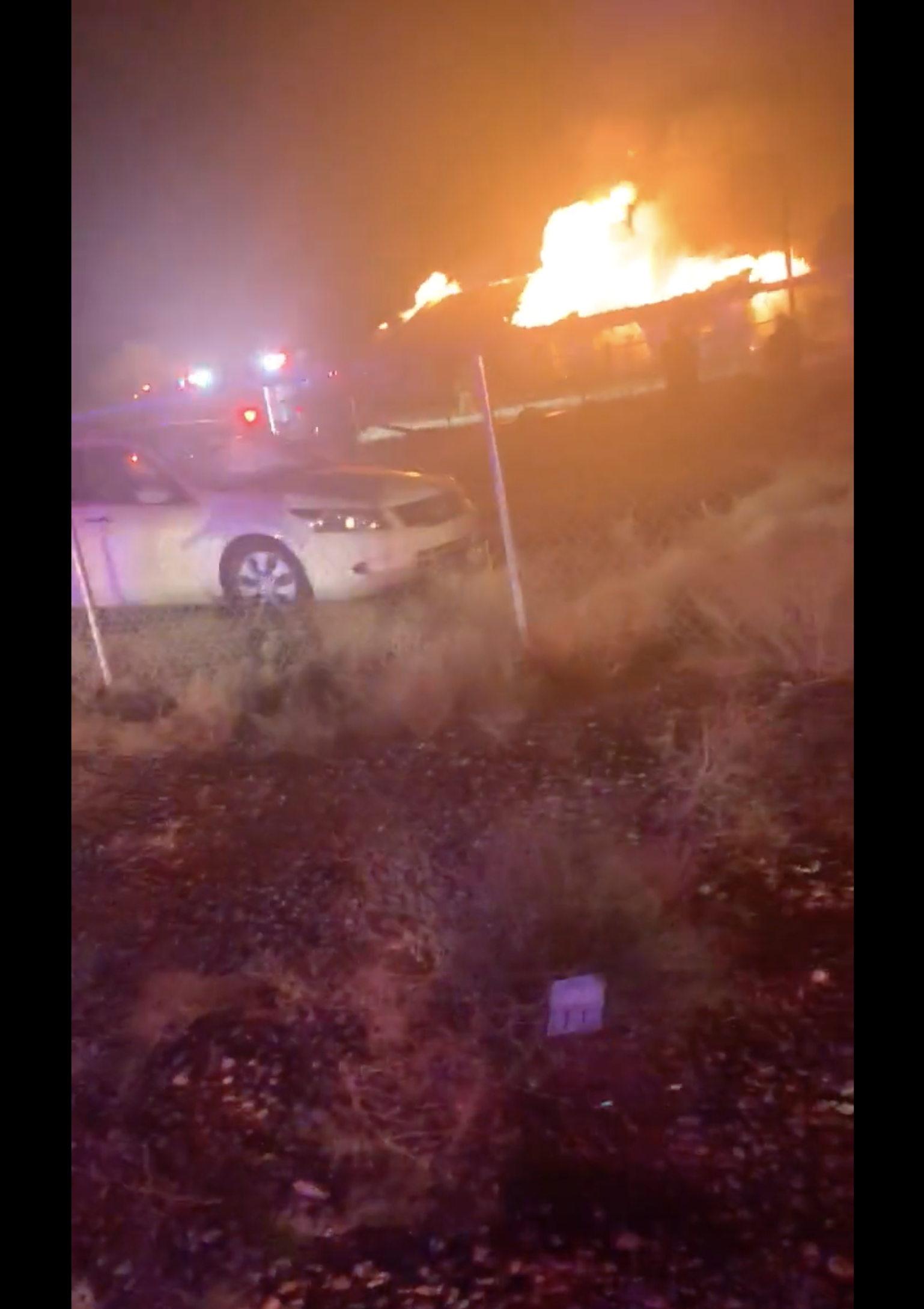 Sun lake home caught on fire 