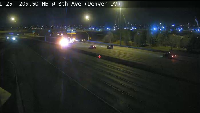 I-25 crash at 8th avenue-Colorado Department of Transportation