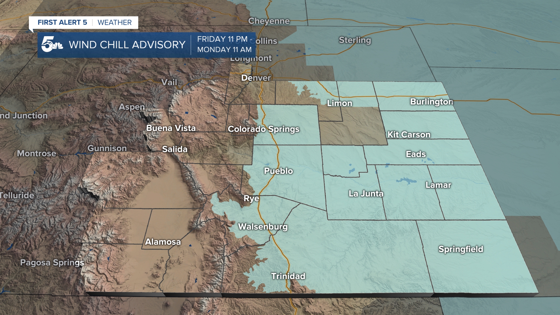 wind chill advisory February 12, 2021