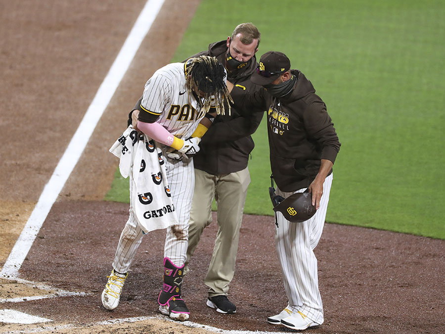 Giants Padres Baseball fernando tatis jr injury