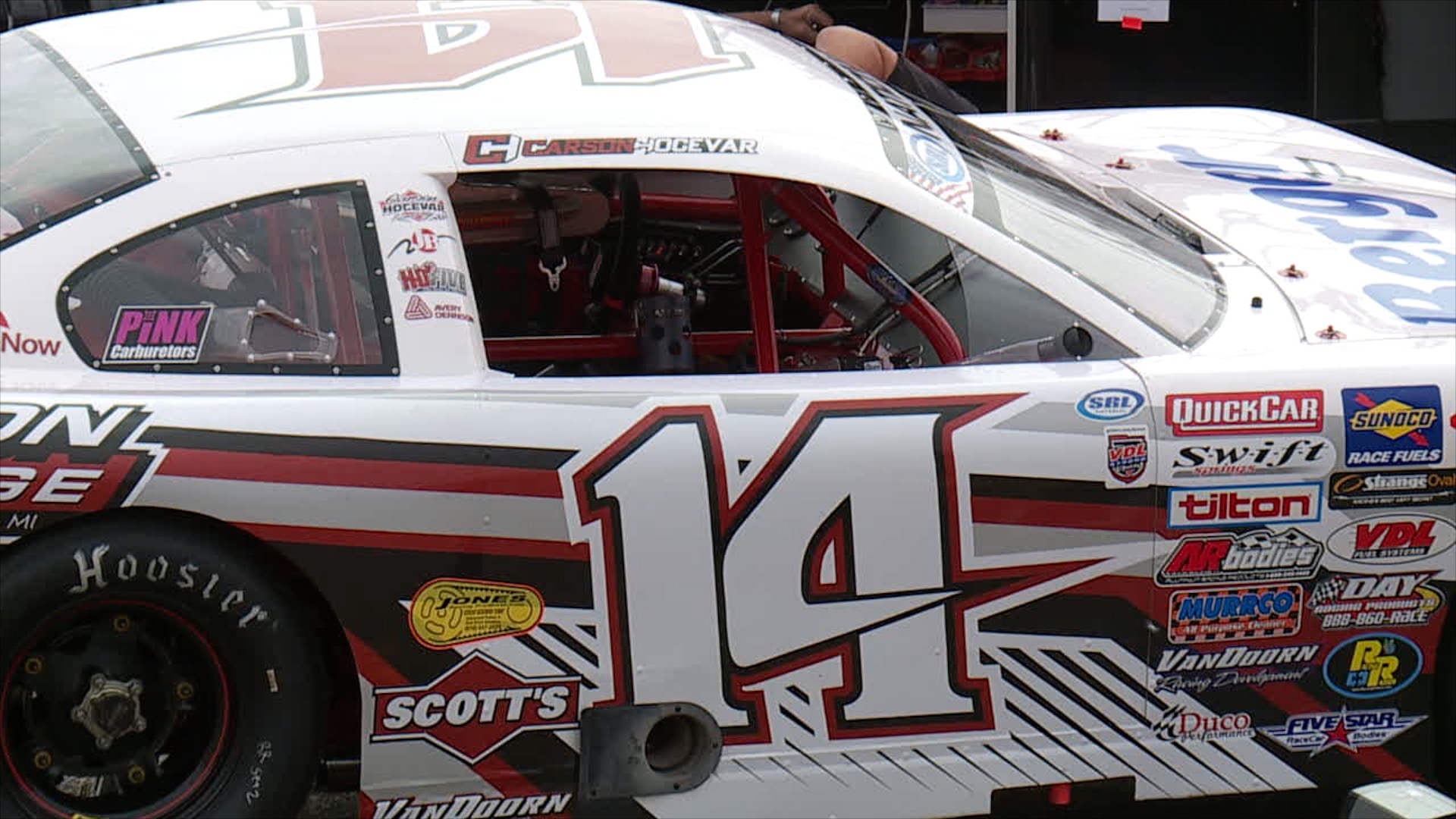 Carson Hocevar's car at Money in the Bank