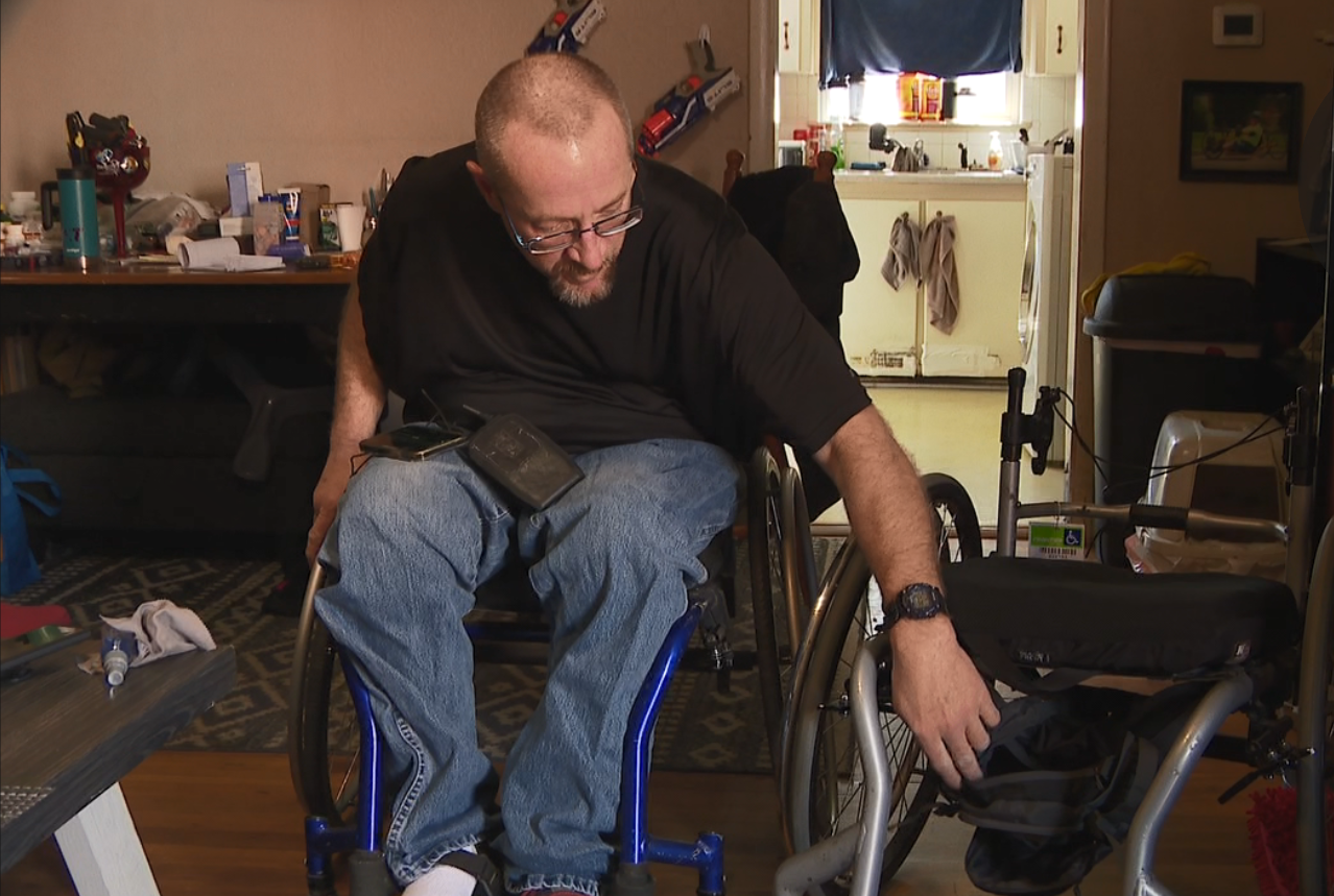 Englewood man says Frontier Airlines destroyed his wheelchair