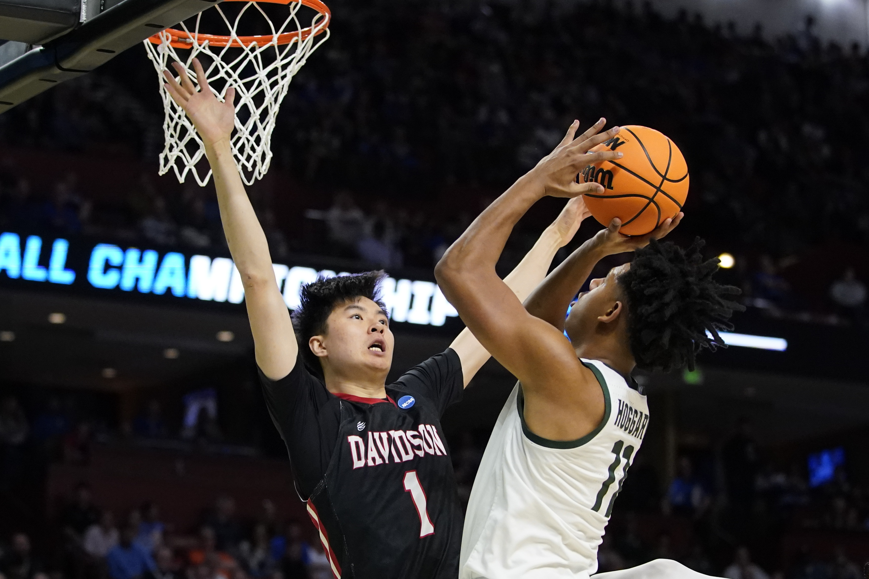 NCAA Davidson Michigan St Basketball